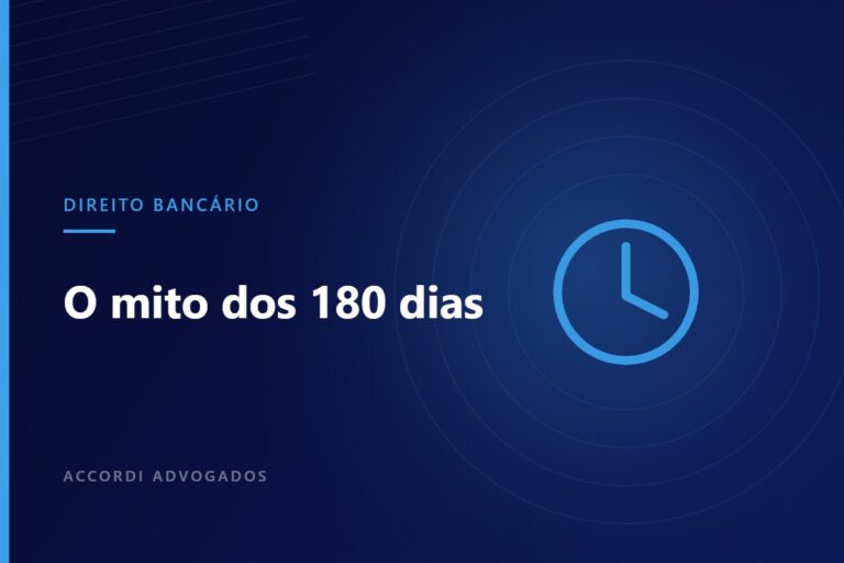 Dívida não caduca dentro do banco: o mito dos 180 dias — Accordi Advogados