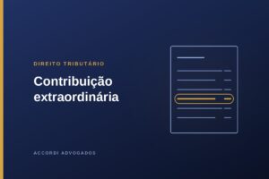 Demonstrativo de benefício com a linha da contribuição extraordinária destacada